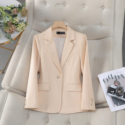 Damen Fitted Blazer mit langen Ärmeln und Taschen | Ideal für Herbst und Winter