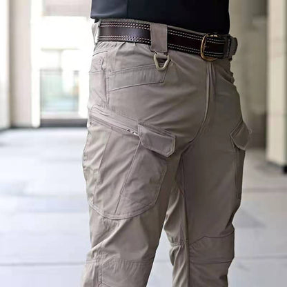 Herren Schnell Trocknende Stretchhose mit Taschen I Ideal für den Sommer
