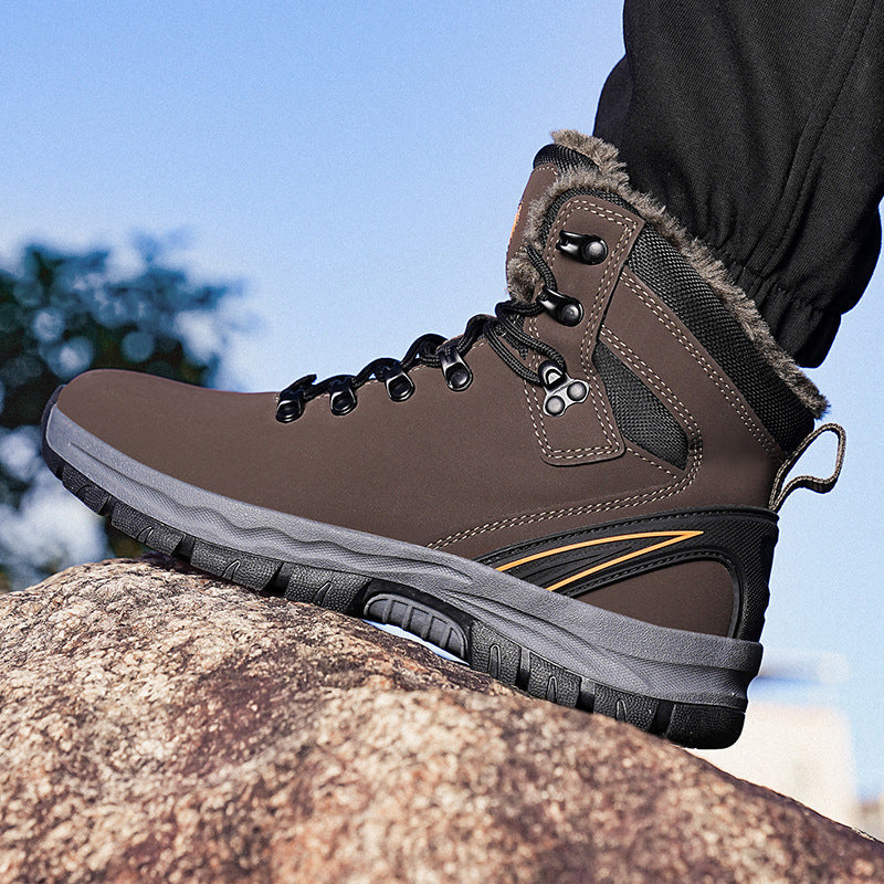 Winter Schneestiefel in Übergröße mit Fleece-Futter und TPR-Sohle | Ideal für den Winter