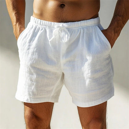 Reine Baumwolle Einfarbige Atmungsaktive Shorts | Ideal für den Sommer