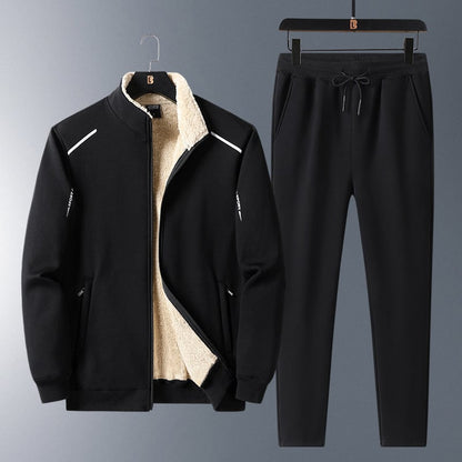 Herren Verdickter Fleece Anzug | Ideal für den Winter