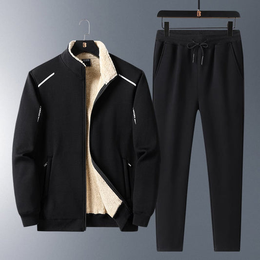 Herren Verdickter Fleece Anzug | Ideal für den Winter