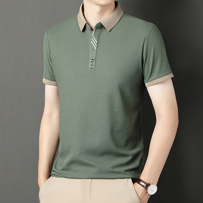 Herren Leichtes Kurzarm-Pullover-T-Shirt Ideal für den Sommer