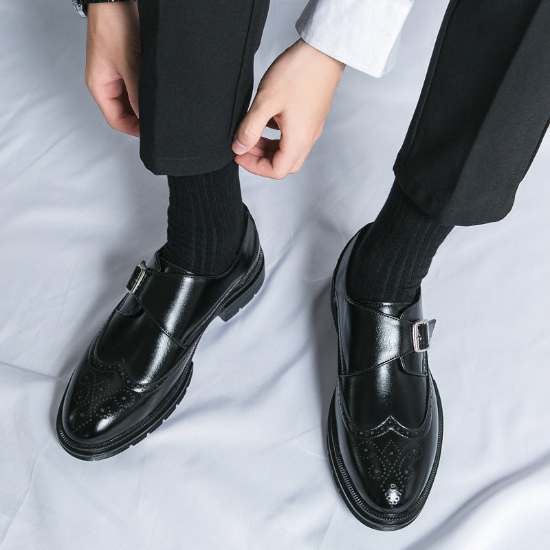 Herren Business Slipper aus PU-Leder mit Atmungsaktivem Design | Ideal für alle Jahreszeiten