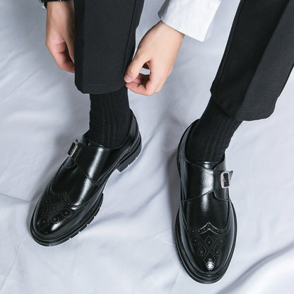 Herren Business Slipper aus PU-Leder mit Atmungsaktivem Design | Ideal für alle Jahreszeiten