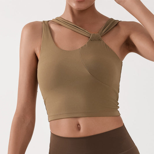 Atmungsaktive Nylon-Spandex Yoga Weste | Ideal für Sommer