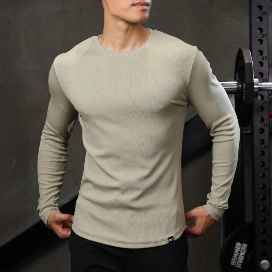 Langarm-Laufshirt für das Workout | Ideal für Frühling und Herbst
