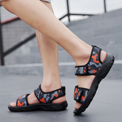 Offene Zehen Mesh Velcro Sandalen mit EVA-Sohle | Ideal für den Sommer