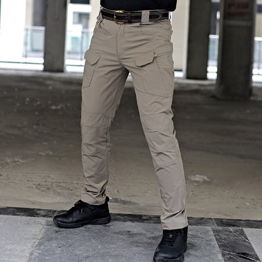Herren Schnell Trocknende Stretchhose mit Taschen I Ideal für den Sommer