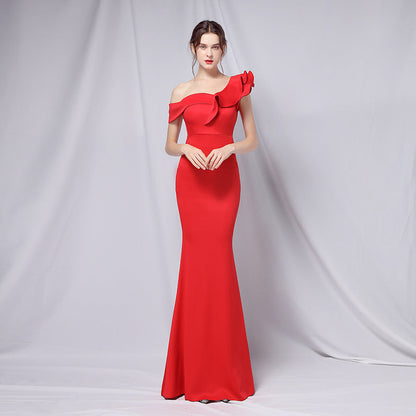 Elegantes Abendkleid mit Fischschwanz | Ideal für Herbst und Winter