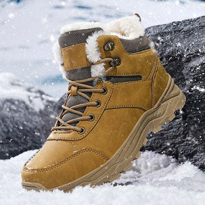 Isolierte Leder Outdoor-Reiseboots Ideal für den Winter