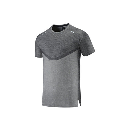 Reflektierendes Streifen-Sport-Shirt mit Schweißabsorption Ideal für Sommer