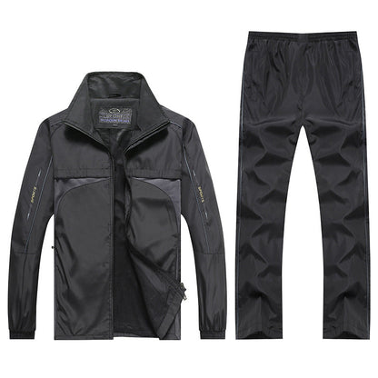 Herren Sportanzug Zweiteilig Ideal für Frühling und Herbst