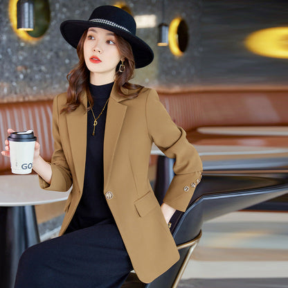 Tailliertes Blazerjackett mit Taschen für Damen | Ideal für Frühling und Herbst
