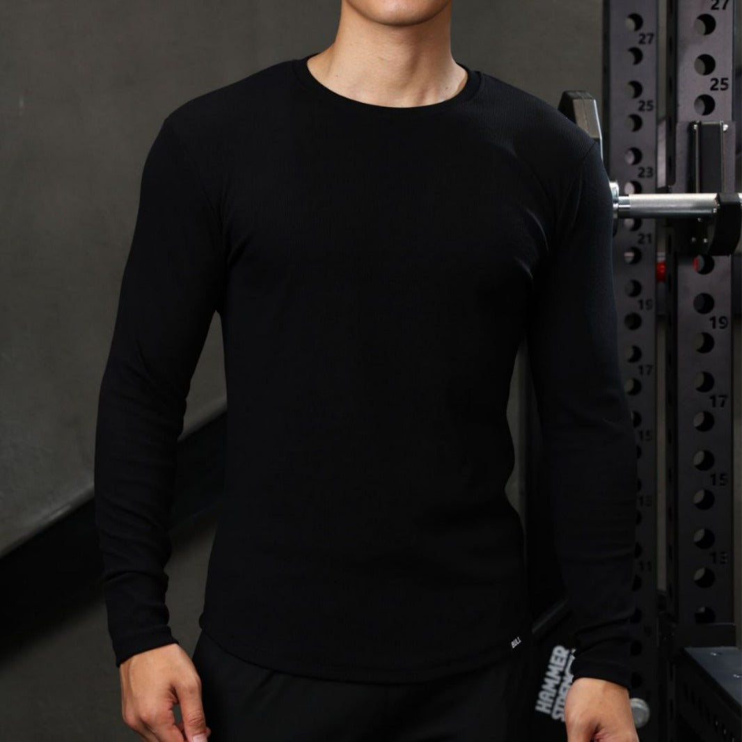 Langarm-Laufshirt für das Workout | Ideal für Frühling und Herbst