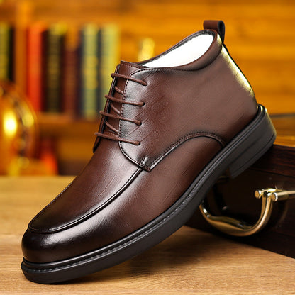 High-Top Stiefel mit Fleecefutter und Schnürung | Ideal für den Winter