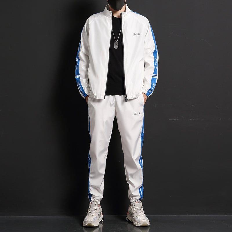 Herren Zweiteiliges Sportset mit Langarm Ideal für Frühling und Herbst