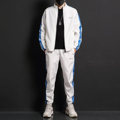 Herren Zweiteiliges Sportset mit Langarm Ideal für Frühling und Herbst