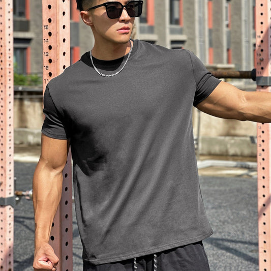 Baumwoll-Sportshirt mit Loose Fit und kurzen Ärmeln | Ideal für den Sommer