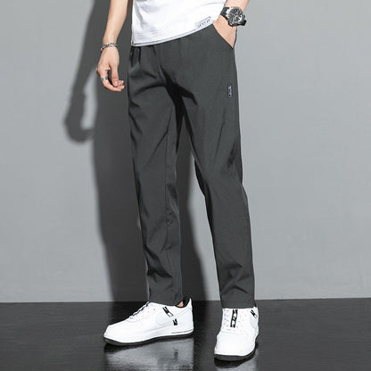 Herren Leichte Eis-Seide Schnell-Trocknende Hose I Ideal für Sommer