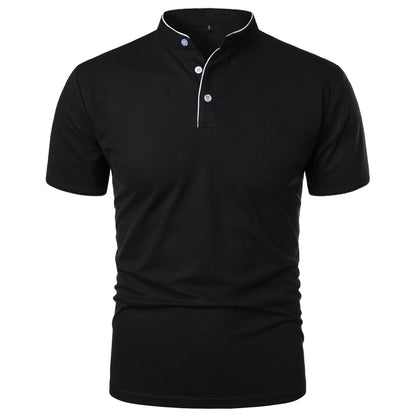 Herren Slim Fit Kurzarm Einfarbiges Top – Ideal für den Sommer