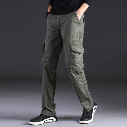 Herren Gerade-Hose mit Mehreren Taschen Arbeits-Hose I Ideal für Alle Jahreszeiten