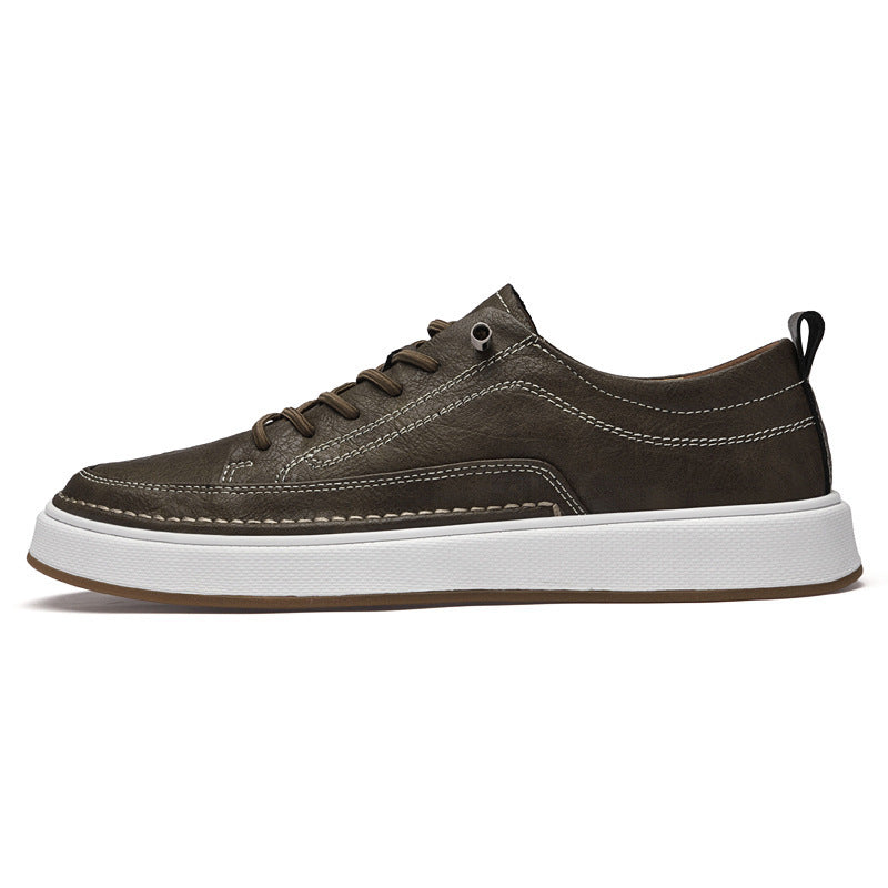 Herren Slip-On Sneaker aus echtem Leder | Ideal für alle Jahreszeiten