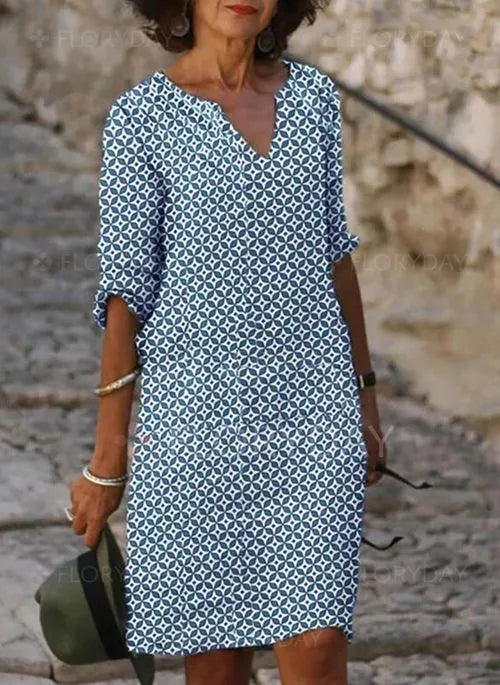 Lockeres Kleid mit Luftigem Schnitt aus Leichtem Stoff I Ideal für Sommer