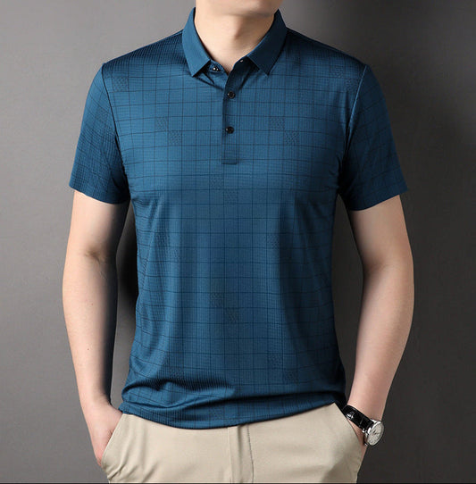 Herren Kurzarm T-Shirt aus Dünner Eisseide | Ideal für den Sommer