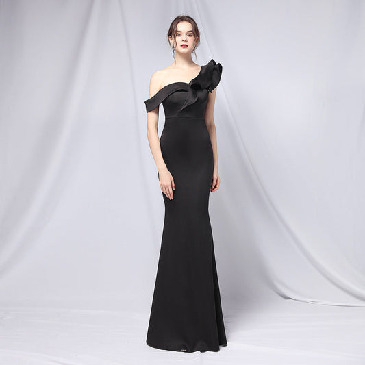 Elegantes Abendkleid mit Fischschwanz | Ideal für Herbst und Winter
