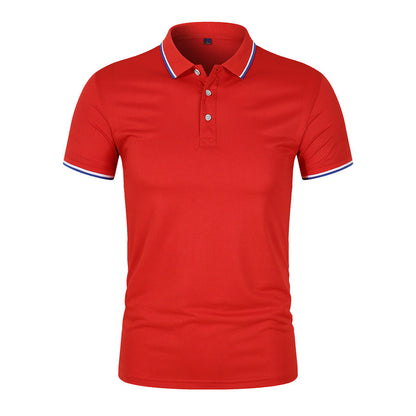 Herren Einfarbiges Kurzarm Top – Ideal für den Sommer