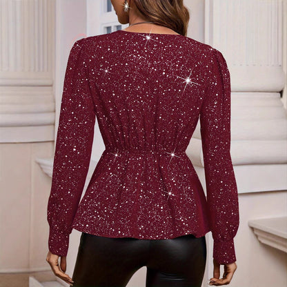 Pullover mit V-Ausschnitt und Langem Arm | Ideal für Herbst
