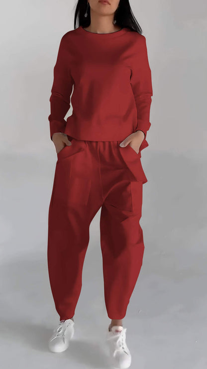 Bequemes Set aus Atmungsaktivem Stoff mit Vielseitigem Design