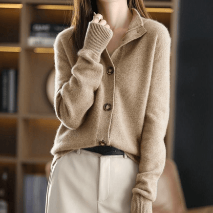 Weicher Kaschmir-Strickcardigan mit Lockere Passform | Ideal für Herbst und Winter