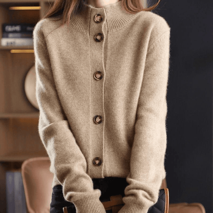 Weicher Kaschmir-Strickcardigan mit Lockere Passform | Ideal für Herbst und Winter