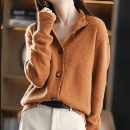 Weicher Kaschmir-Strickcardigan mit Lockere Passform | Ideal für Herbst und Winter