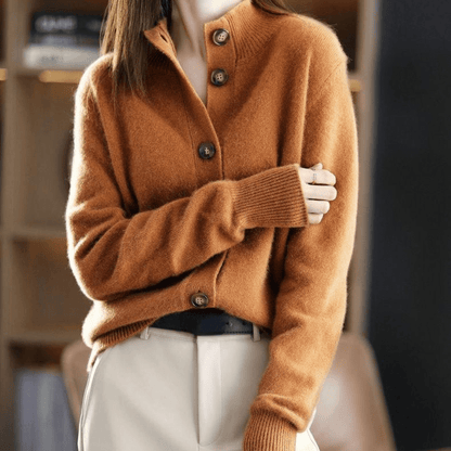 Weicher Kaschmir-Strickcardigan mit Lockere Passform | Ideal für Herbst und Winter