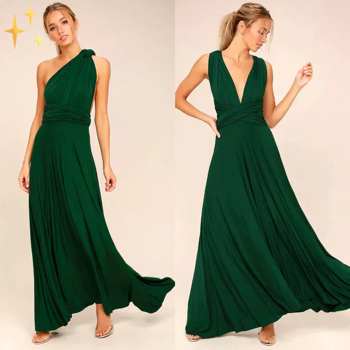 Wandelbares Wickelkleid mit verstellbaren Trägern | Perfekt für Frühling und Sommer