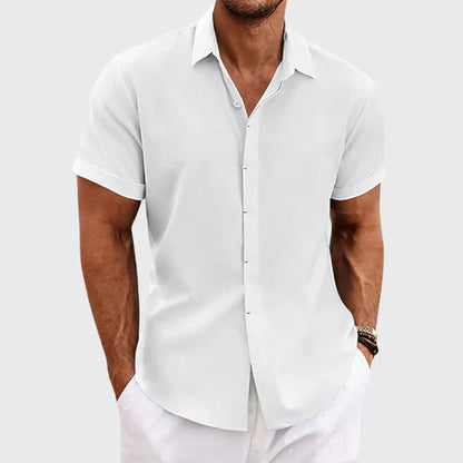 Herren Langarm Button-Up Hemd mit Atmungsaktivem Stoff | Ideal für den Sommer